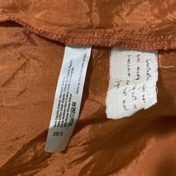 Free People Rust Eyelet Tunic Boho Top - Picture 8 of 12